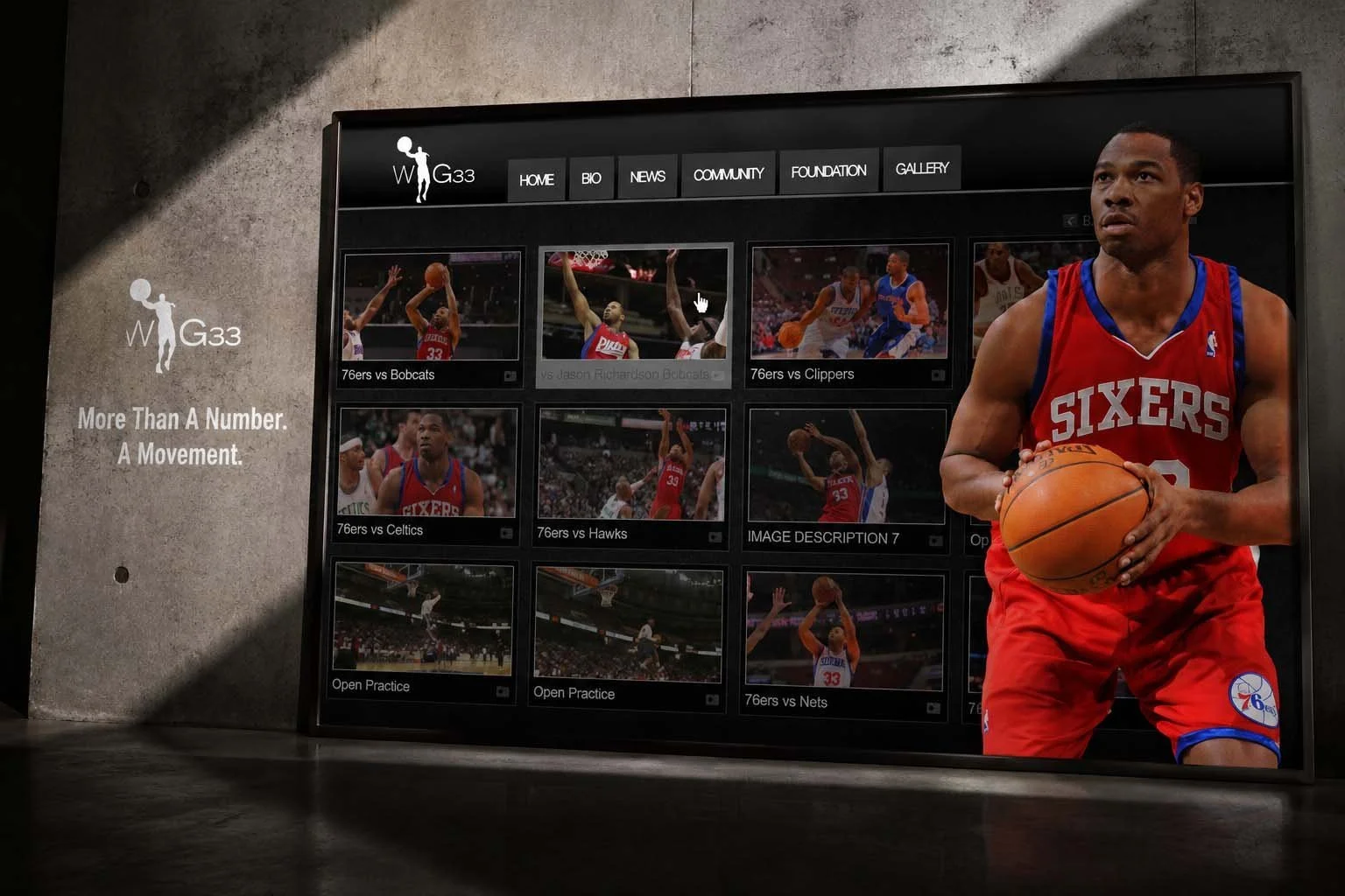 Willie Green (WG33) 
 Athlete Website • Sports Branding • Logo Design 