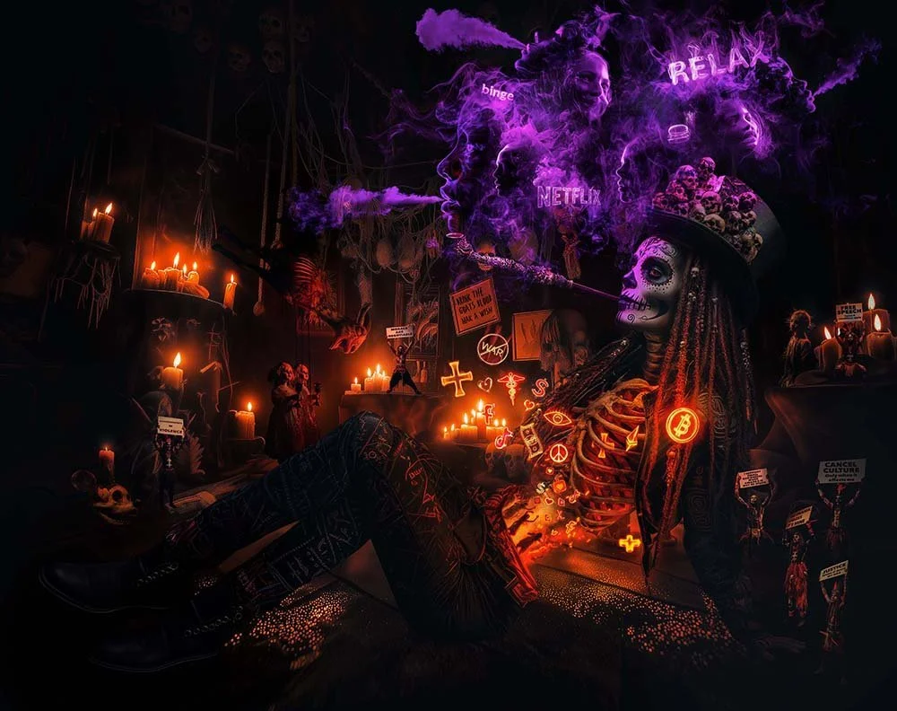  Drugs, Prayers, and Distractions  Buy on SuperRare  

