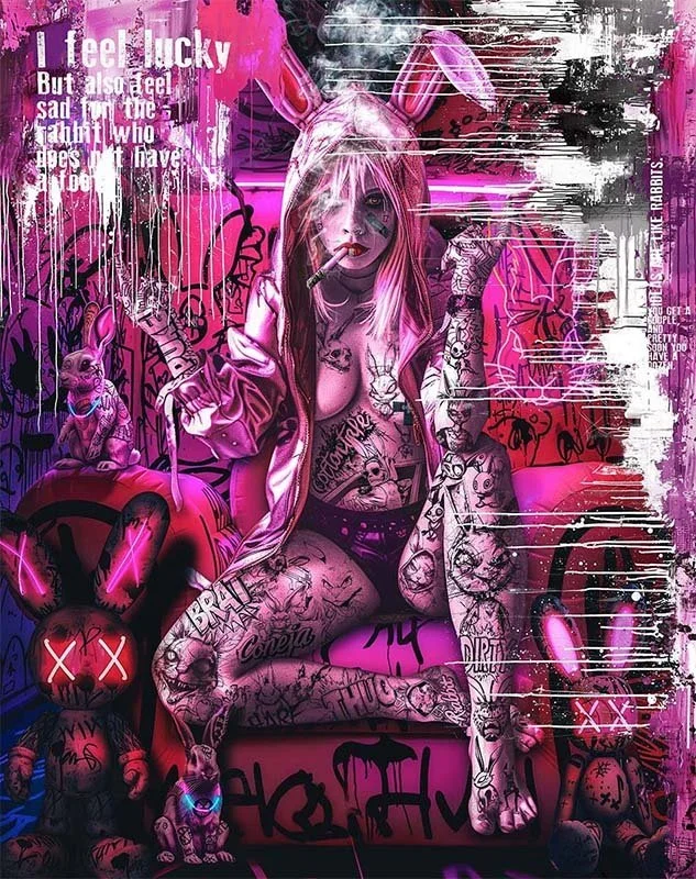 bunnie 
Unique Digital Artwork