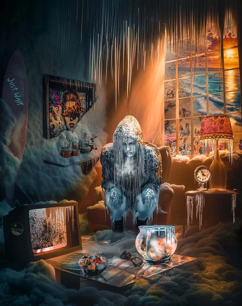 The Waiting Room 
Unique Digital Artwork