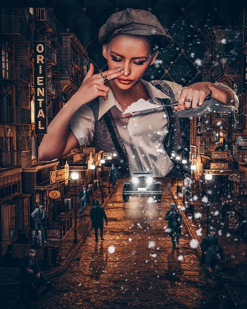 LET IT SNOW  
Unique Digital Artwork