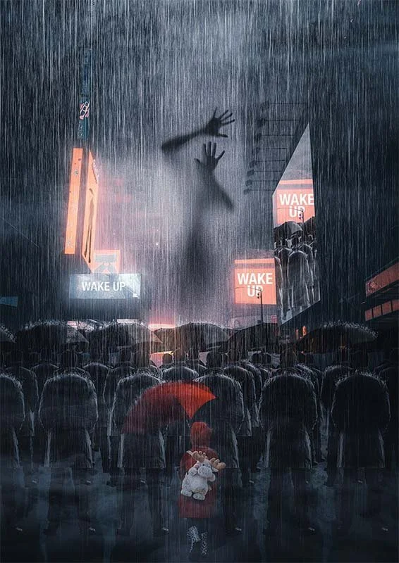 WAKE UP  
Unique Digital Artwork