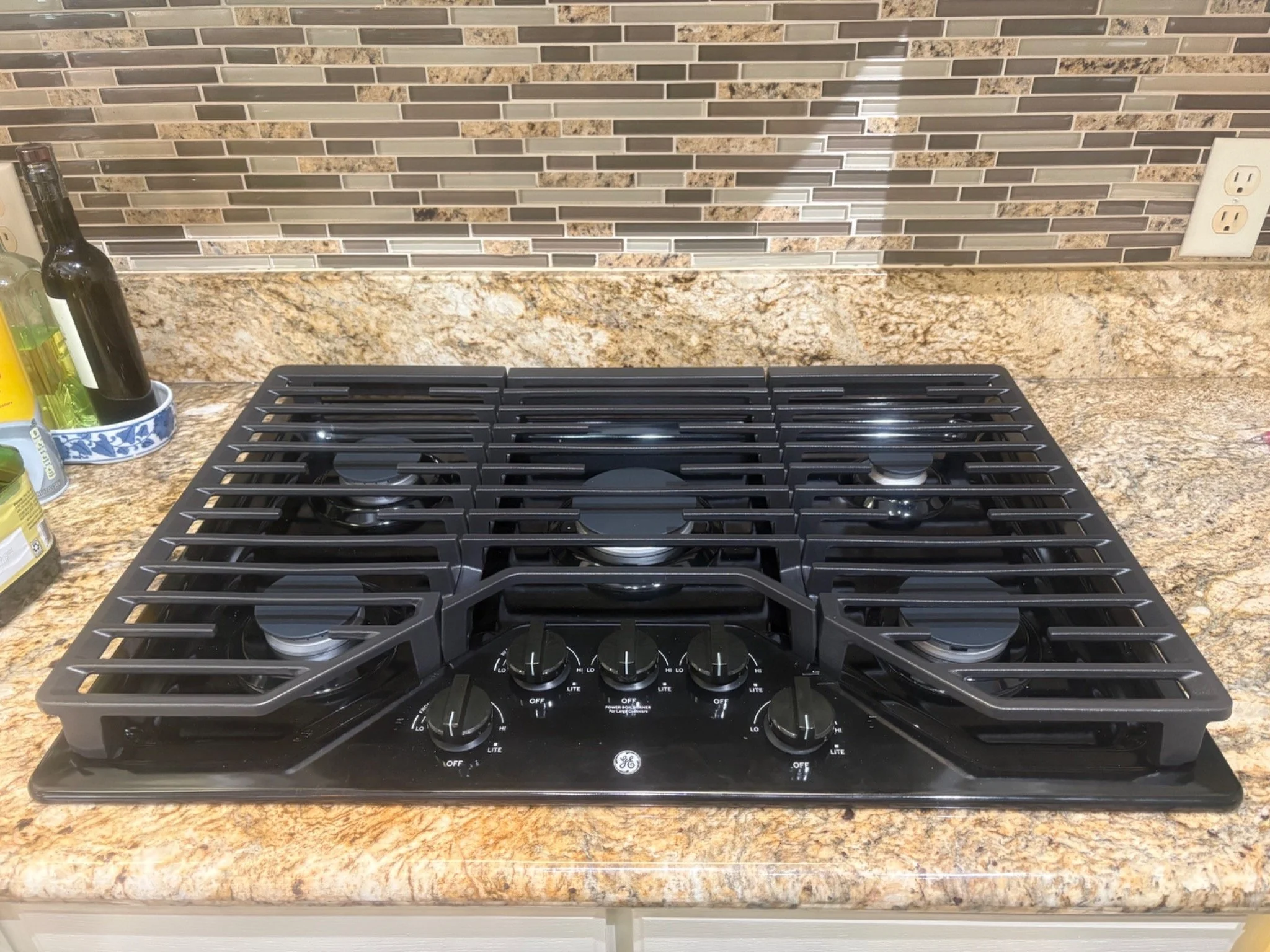 Gas cooktop installation completed by a licensed Master Plumber in Pensacola, Florida