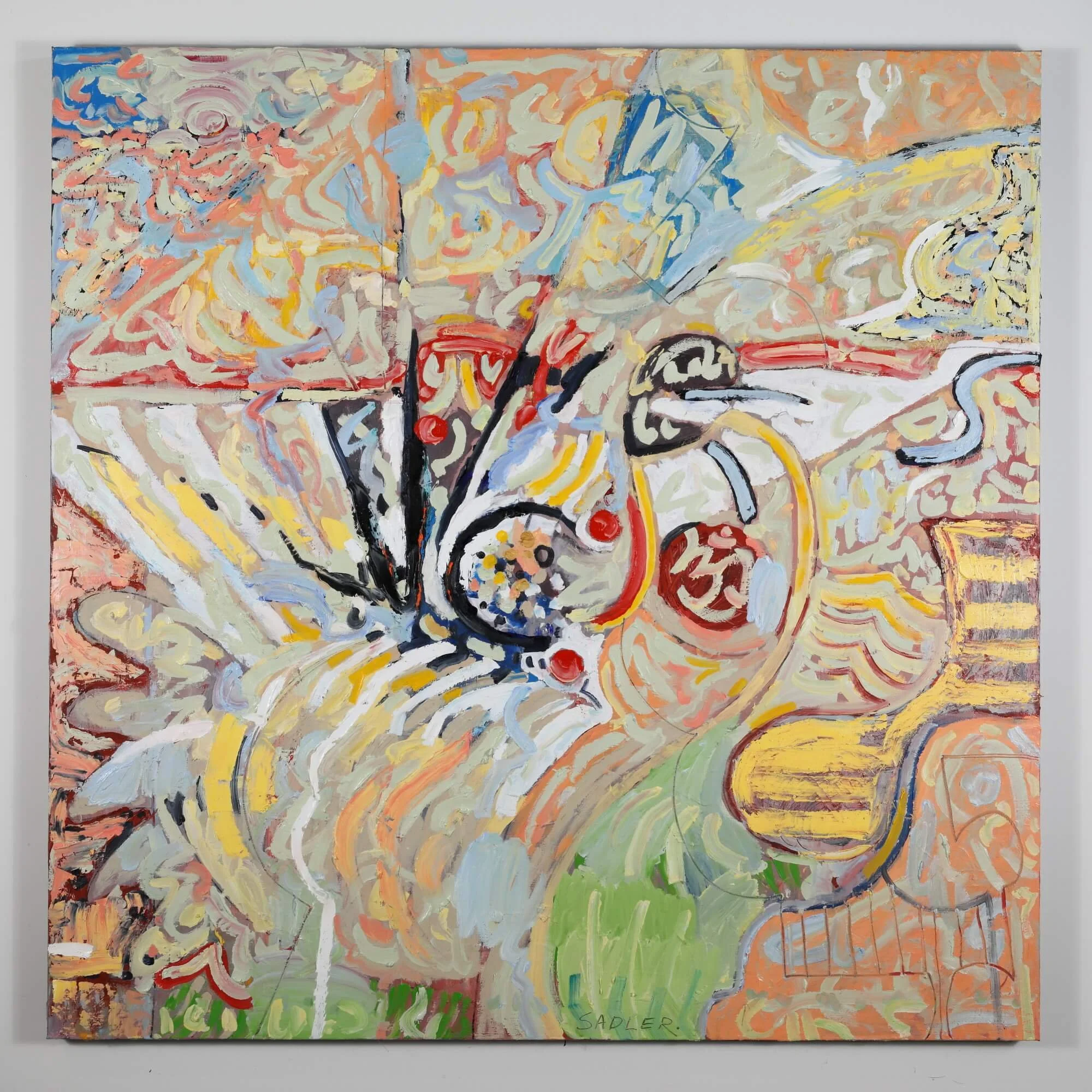  Sky Writing , 2026
Oil on Canvas
48 x 48 in
121.9 x 121.9 cm
 Available 