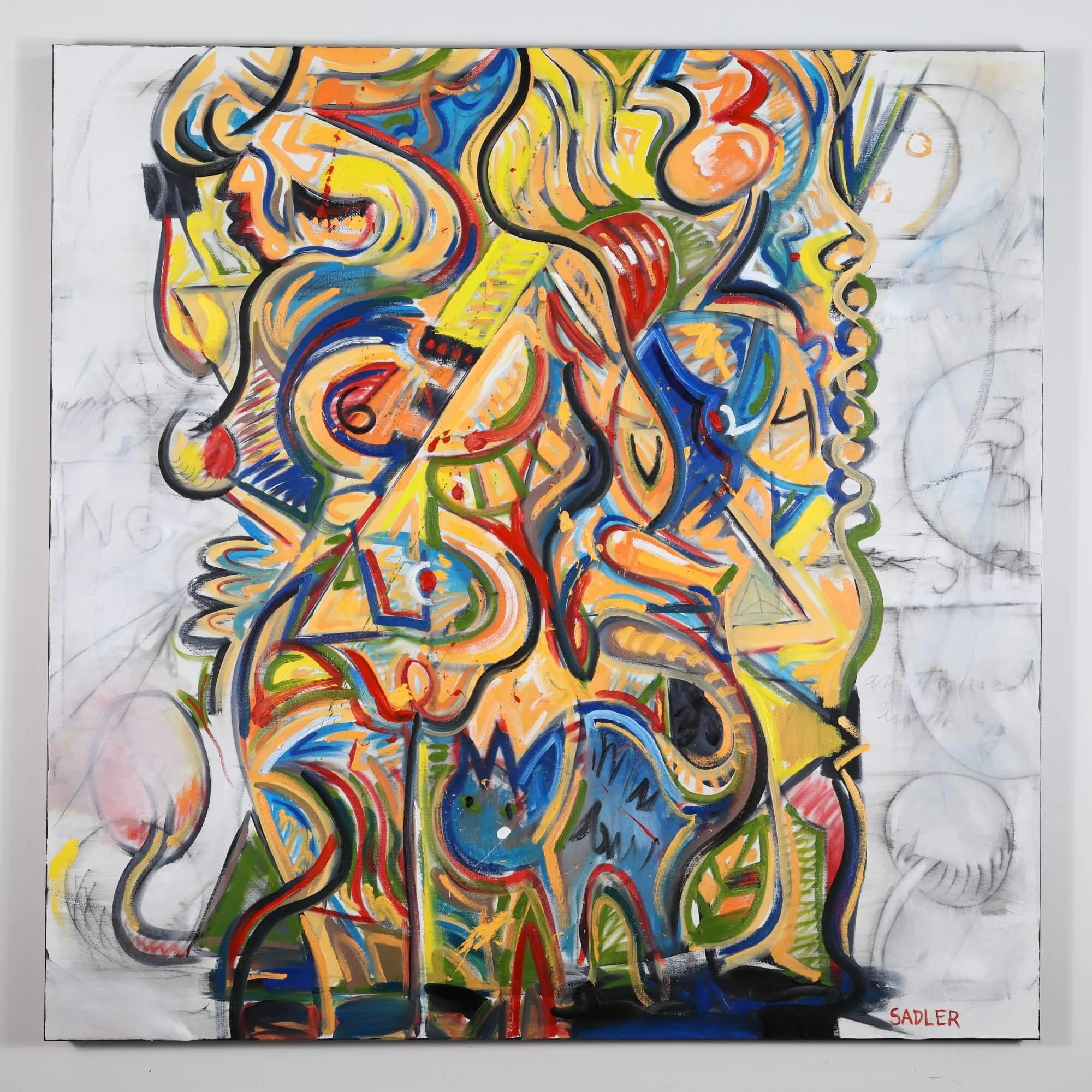  Trunk , 2026
Oil and China Marker on Canvas
48 x 48 in
121.9 x 121.9 cm
 Available 
