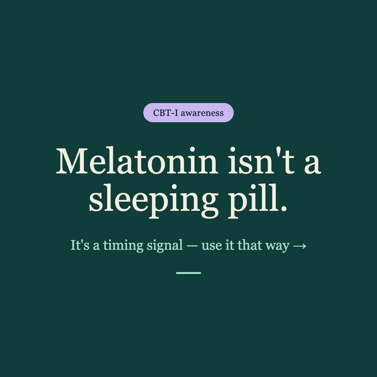 Melatonin, Honestly: What It Does, What It Doesn't, and How to Use It