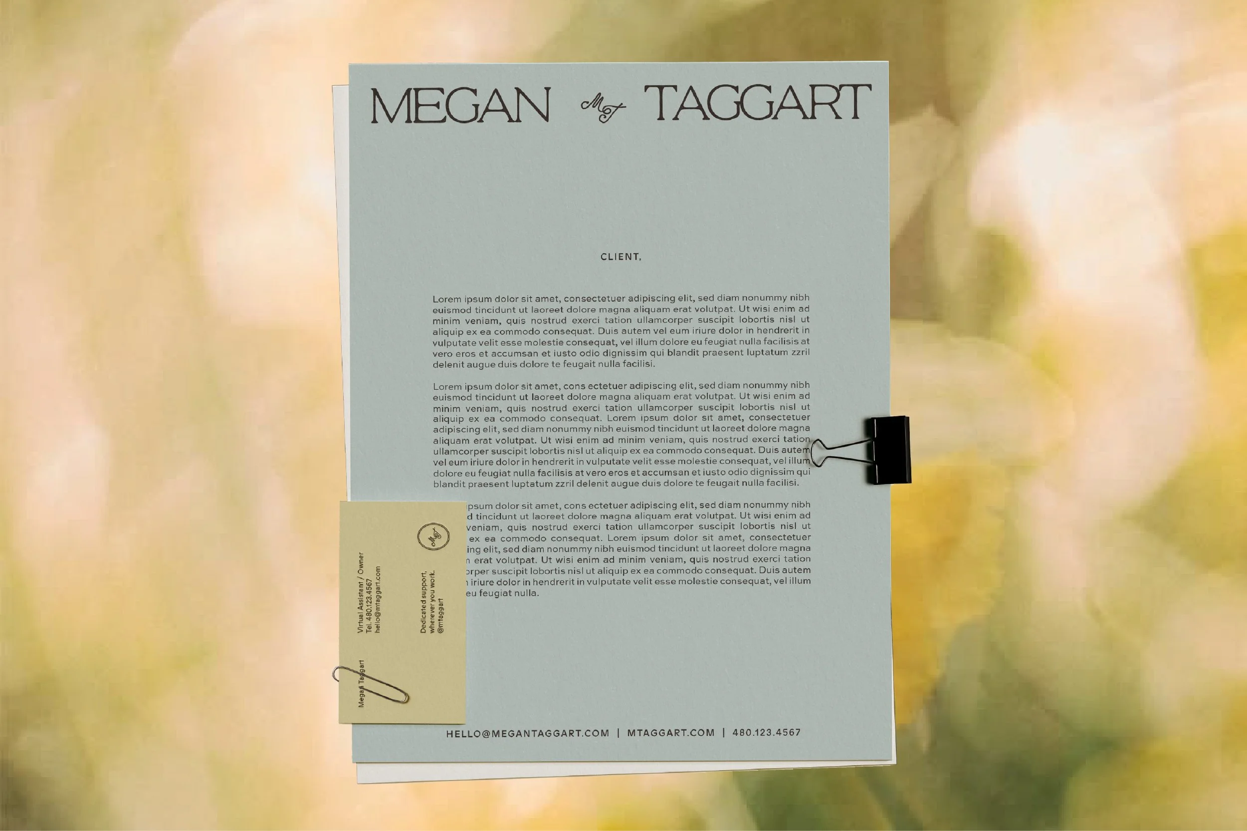 Megan Taggart Virtual Assistant | Brand Identity