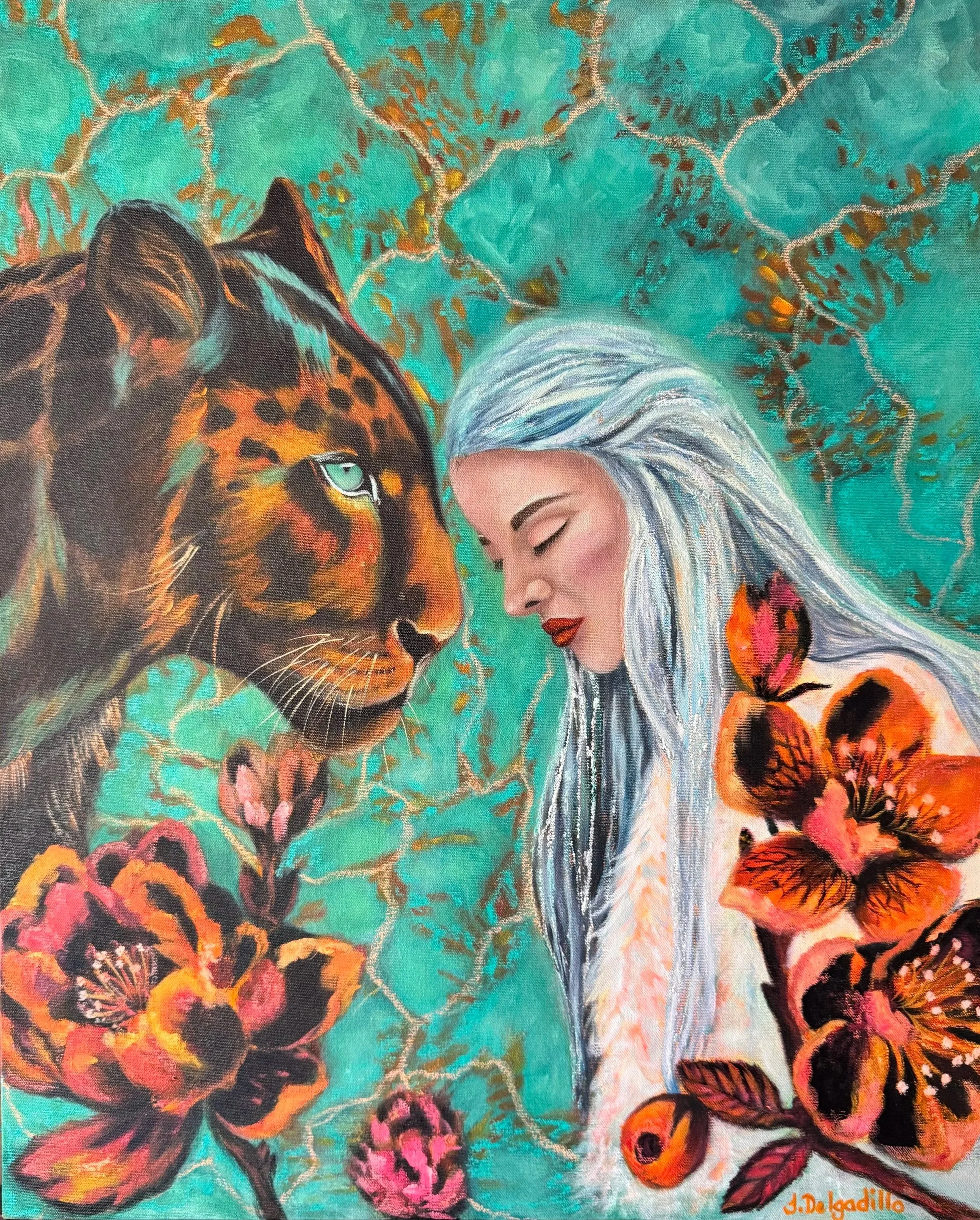 WHEN SHE AND THE WILD MEET          

24 x 30 inches 
Available