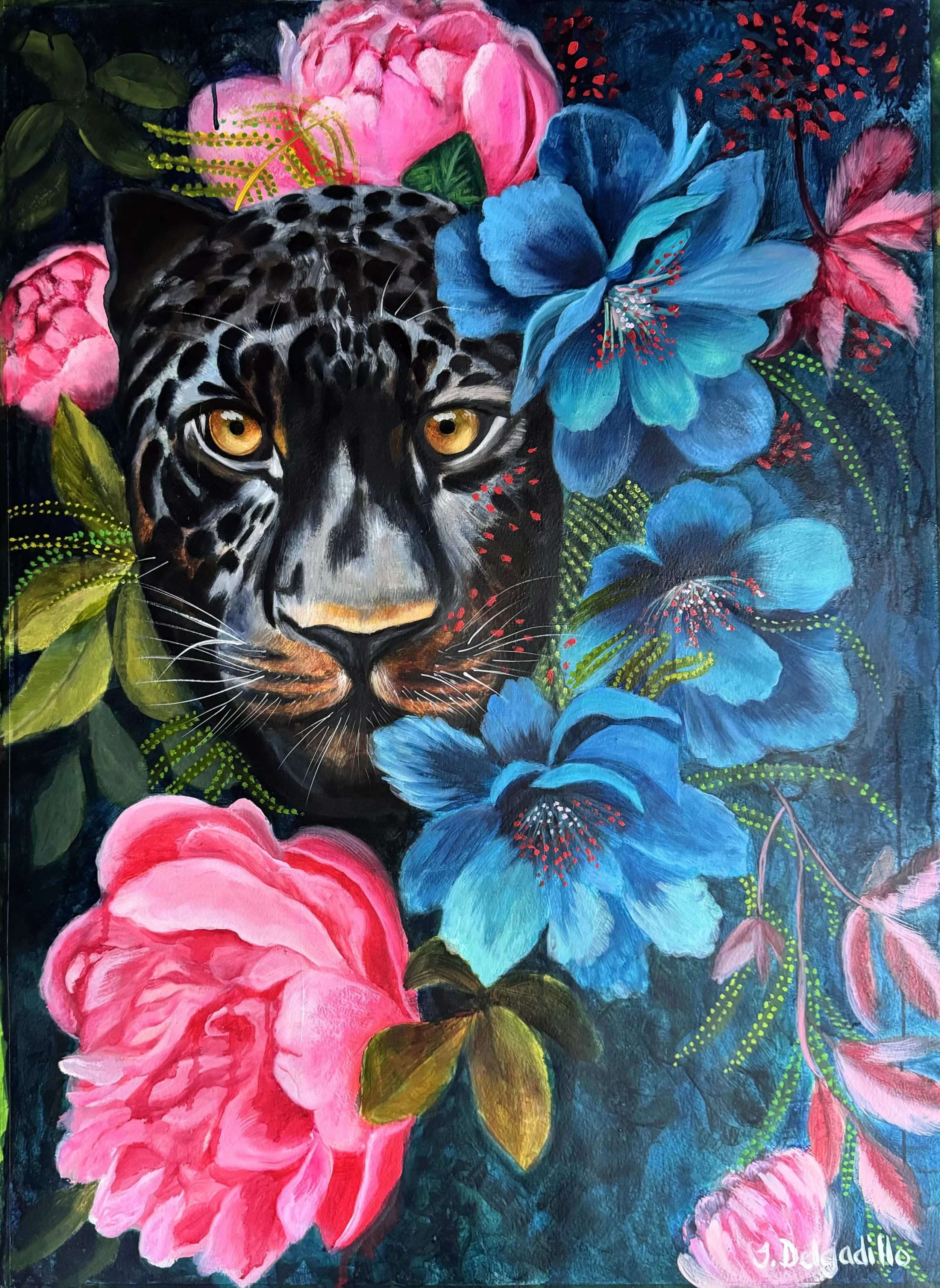 NIGHT GUARDIAN

25 1/2 x 33 inches, framed
Available