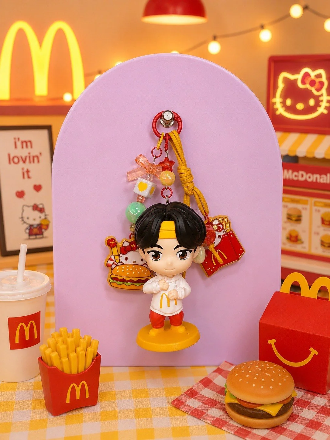 Jin McDonald's X BTS Bag Charm