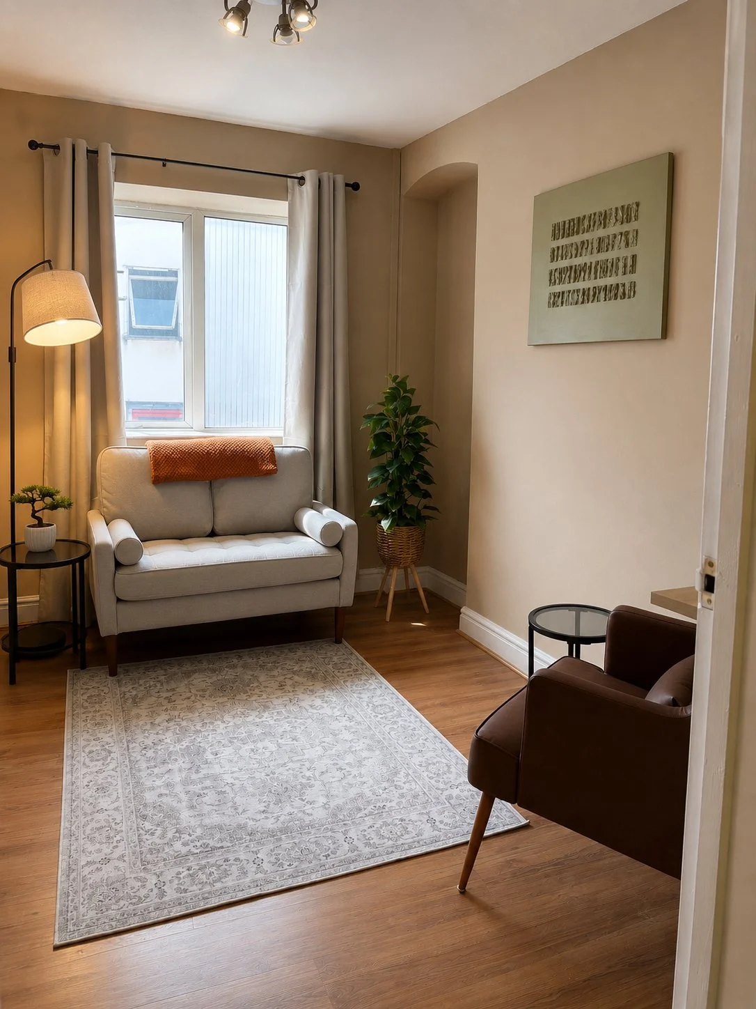 The Rowan Rooms, therapy space in the Welsh Valleys.