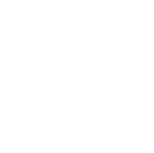 Silhouette of a house with a chimney and trees in front of it, stylized as a black and white icon.