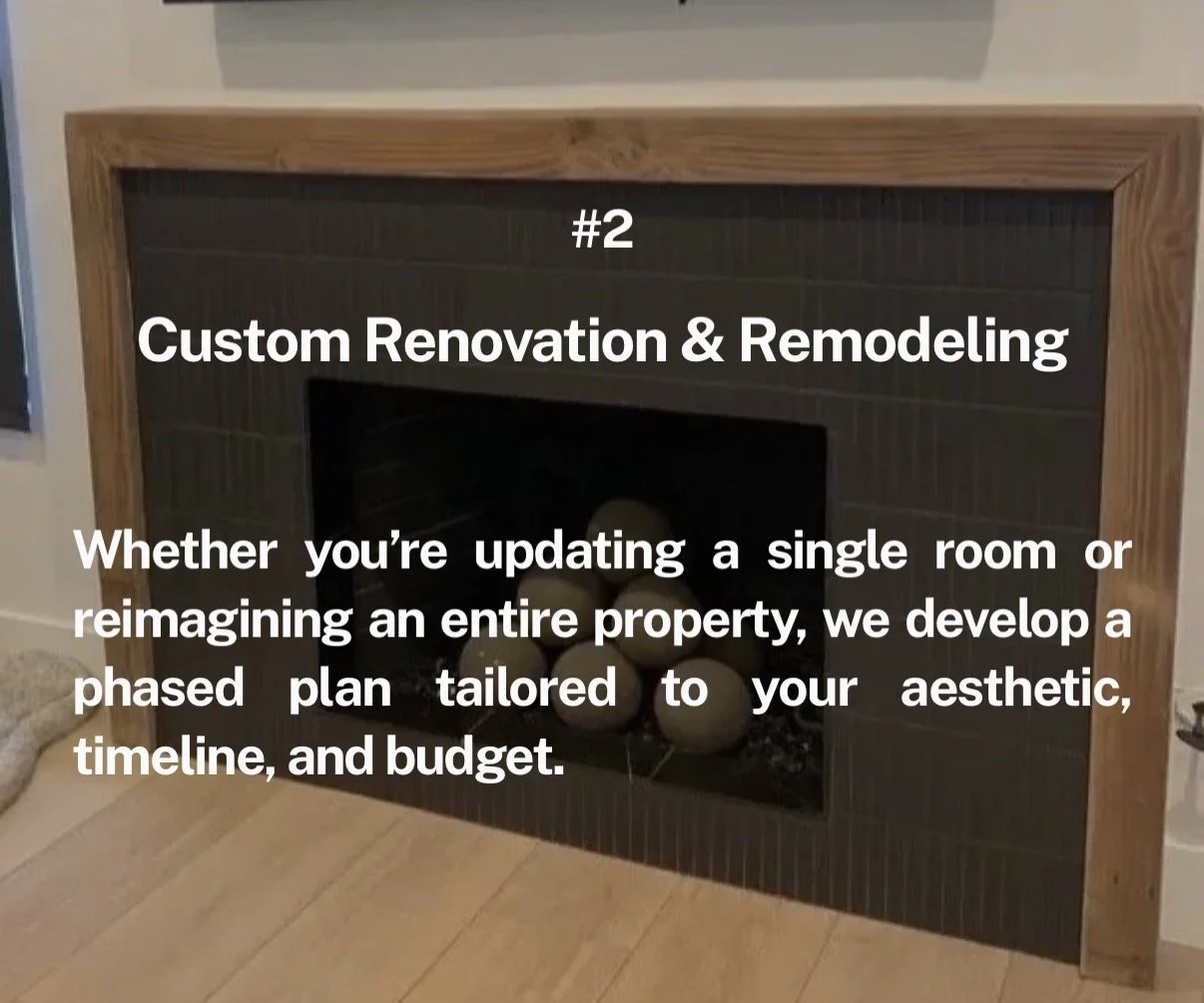 A living room with a black fireplace surrounded by a wooden frame, with a gray mantel on top.  You should look for Masone Construction Inc Design build services when choosing a contractor remodeler in Yorba Linda Orange County CA.