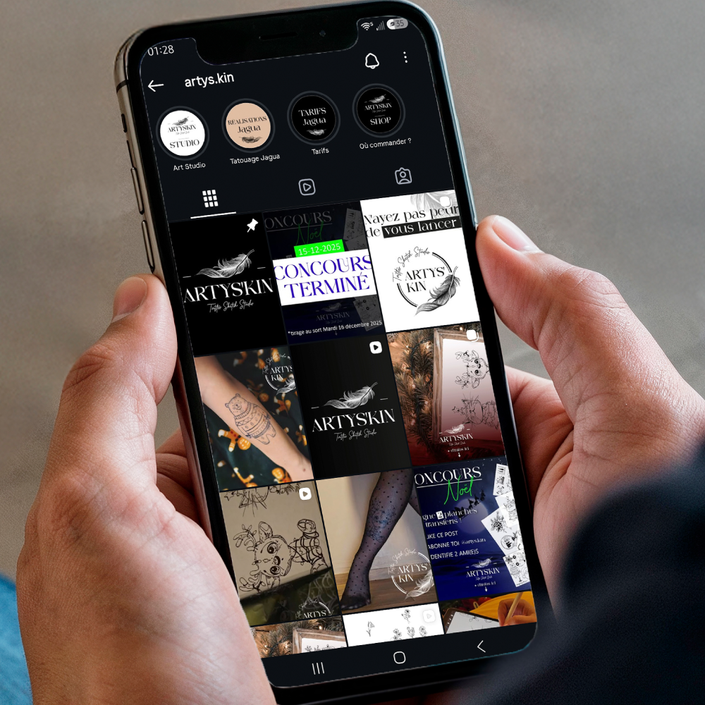 Gestion graphique du feed - Instagram, Facebook