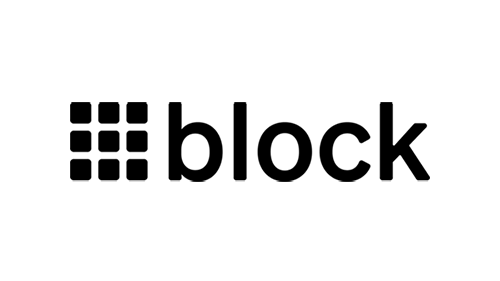 Black and white logo with a grid of nine squares and the word 'block' next to it.