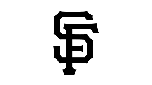 Black and white logo of the San Francisco Giants baseball team.