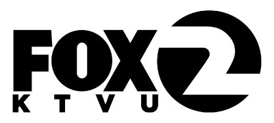 FOX 2 logo with bold black text and a stylized number 2