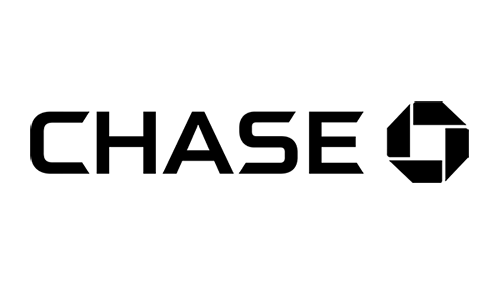 Chase logo with black text and emblem on a white background.