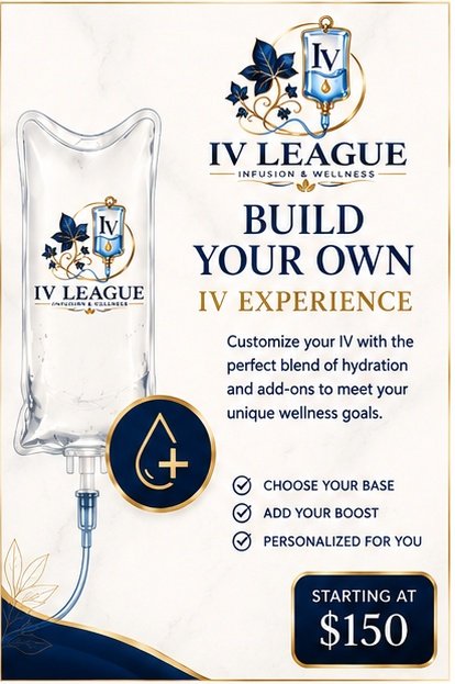 IV League Build Your Own IV Experience treatment graphic