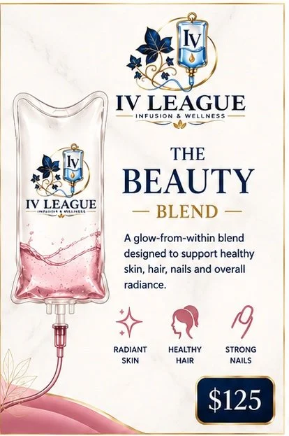 IV League Beauty Cocktail treatment graphic