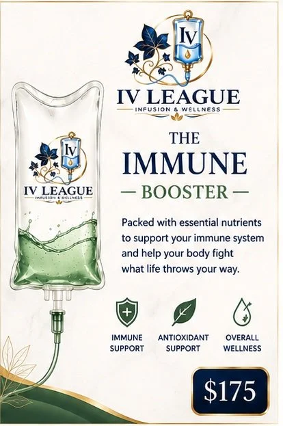 IV League Immune Booster treatment graphic
