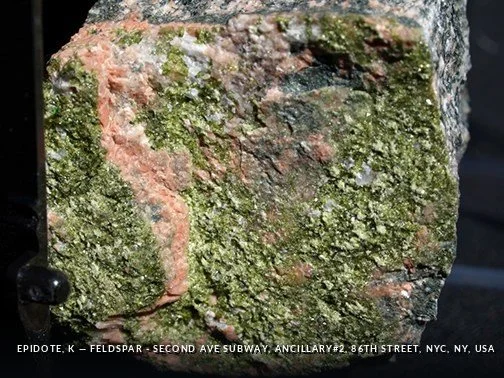 Epidote, K-Feldspar - Second Ave Subway, Ancillary#2, 86thStreet, NYC, NY, USA.jpg