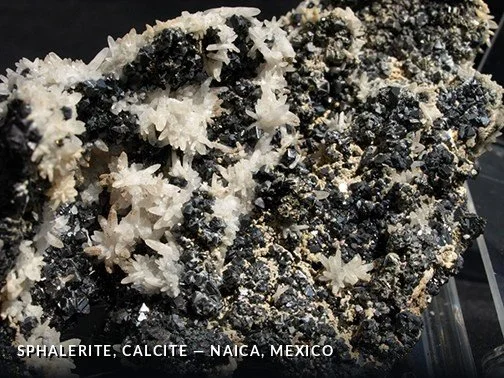 Sphalerite, Calcite - Naica, Mexico.jpg