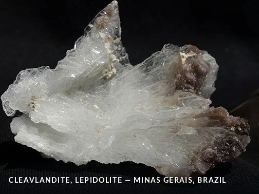 Cleavlandite, Lepidolite - MinasGerais, Brazil.jpg