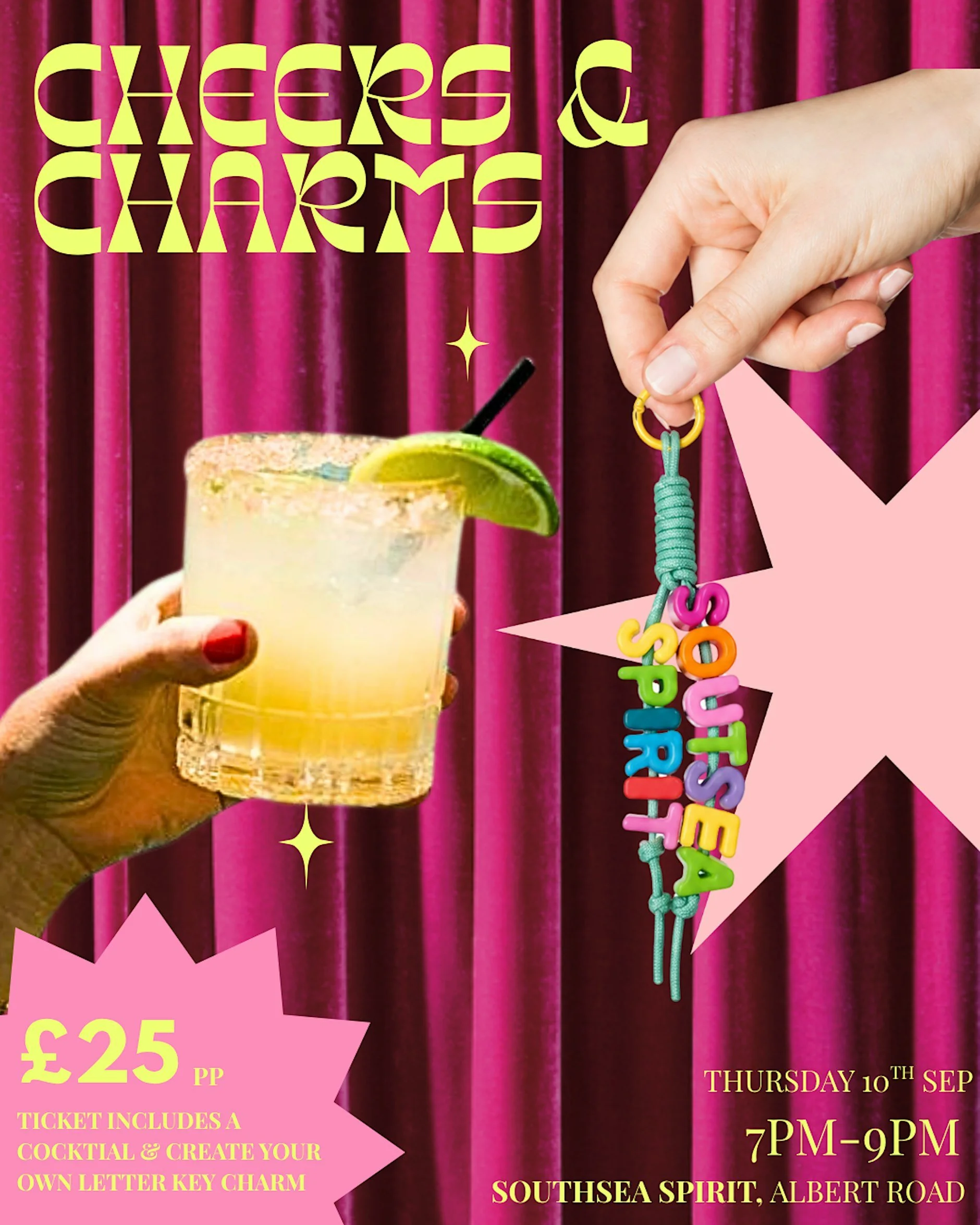 southsea spirit x lucky letters: CHEERS &amp; CHARMS 