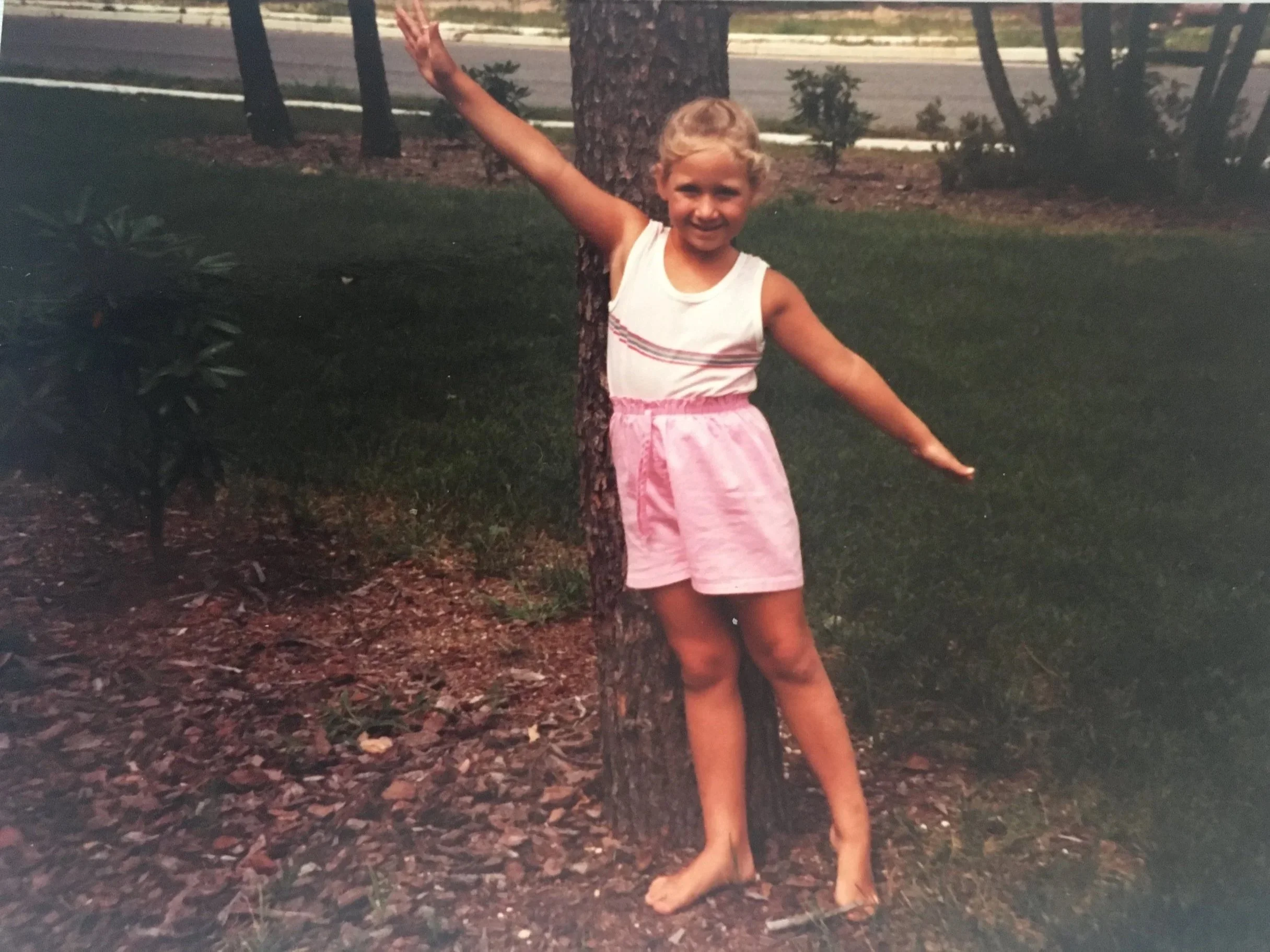 Childhood photo of Let’s Read Oren author and co-creator Alivia C. Tagliaferri.