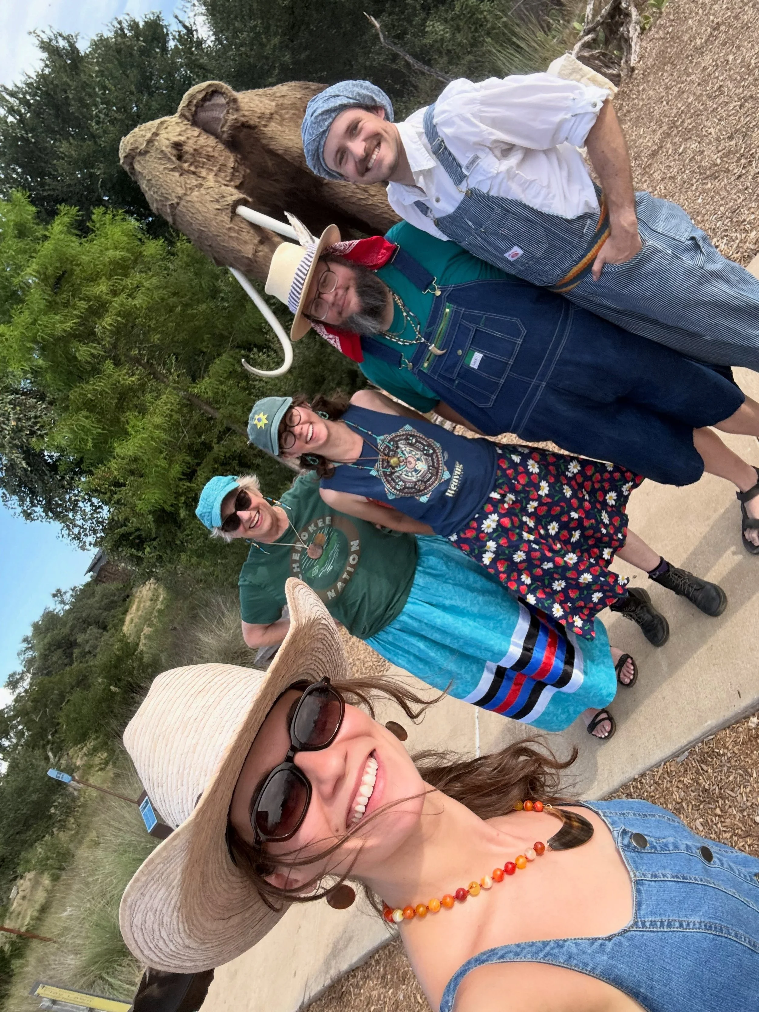 We had a great time at Ice Age Night with the Lady Bird Johnson Wildflower Center! 🦣

We taught 200+ visitors about Indigenous hunting practices, shared information traditional dart points and arrowheads, and demonstrated flintknapping techniques us