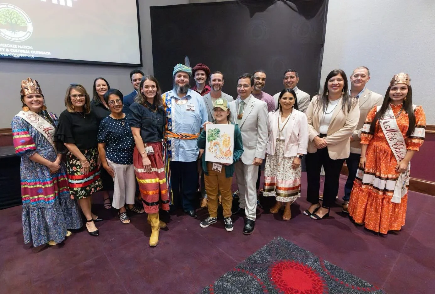 CTCT are Anadisgoi Award Winners! ✨

Central Texas Cherokee Township won the Anadisgoi Award at the CCO Conference! This recognition means so much because it is a reflection of the work of ALL OF US. From Three Sisters gardens to history classes to c