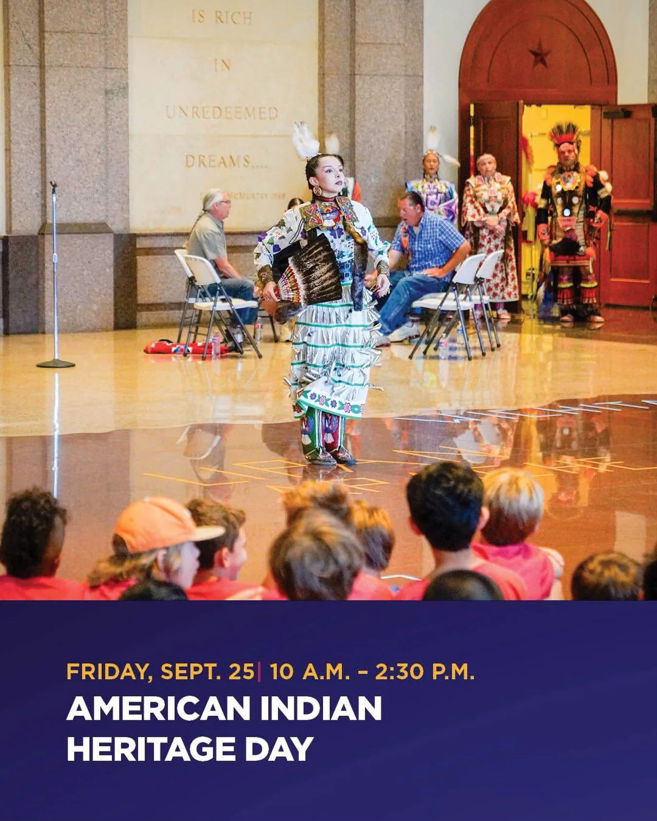 The CTCT will be presenting Native Games at the Bullock Texas State History Museum for American Indian Heritage Day! 

Come on out and say Siyo!

Join the Bullock Museum and Native American Cultural Center on Friday, Sept. 25 to celebrate the 14th An