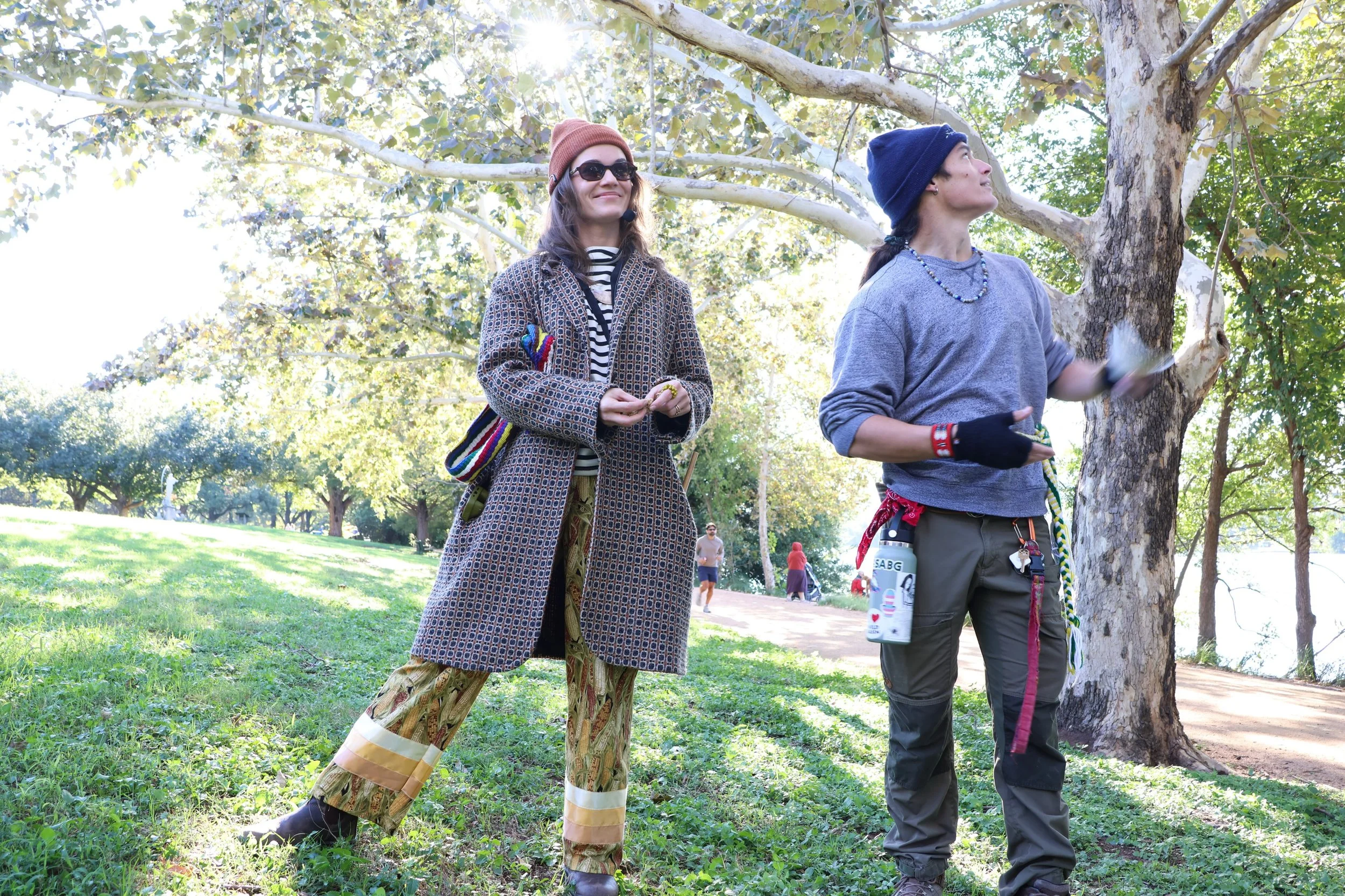 Our first Roots and Wings event of the Fall was a hoot! 🍃

For this Think Trees event, we partnered with Austin Climate Action Resilience and The Trail Conservancy to explore the biological and ethnobotanical lives of native and noteworthy trees alo