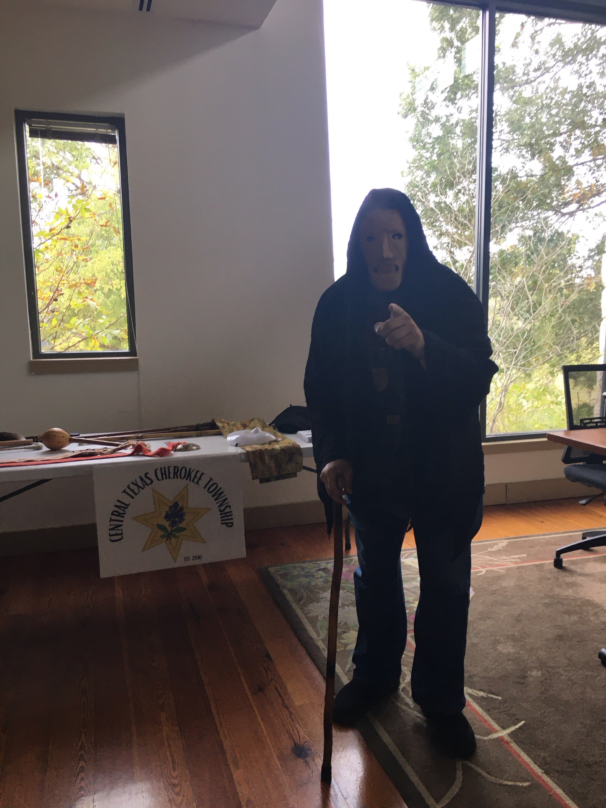 Sgili and other supernatural entities invaded the LBJ Wildflower Center Library for the CTCT Spooky stories event! 

We started off with a Booger Dance and crafts, and had plenty of audience participation for the spooky stories. 

Wado to everyone wh
