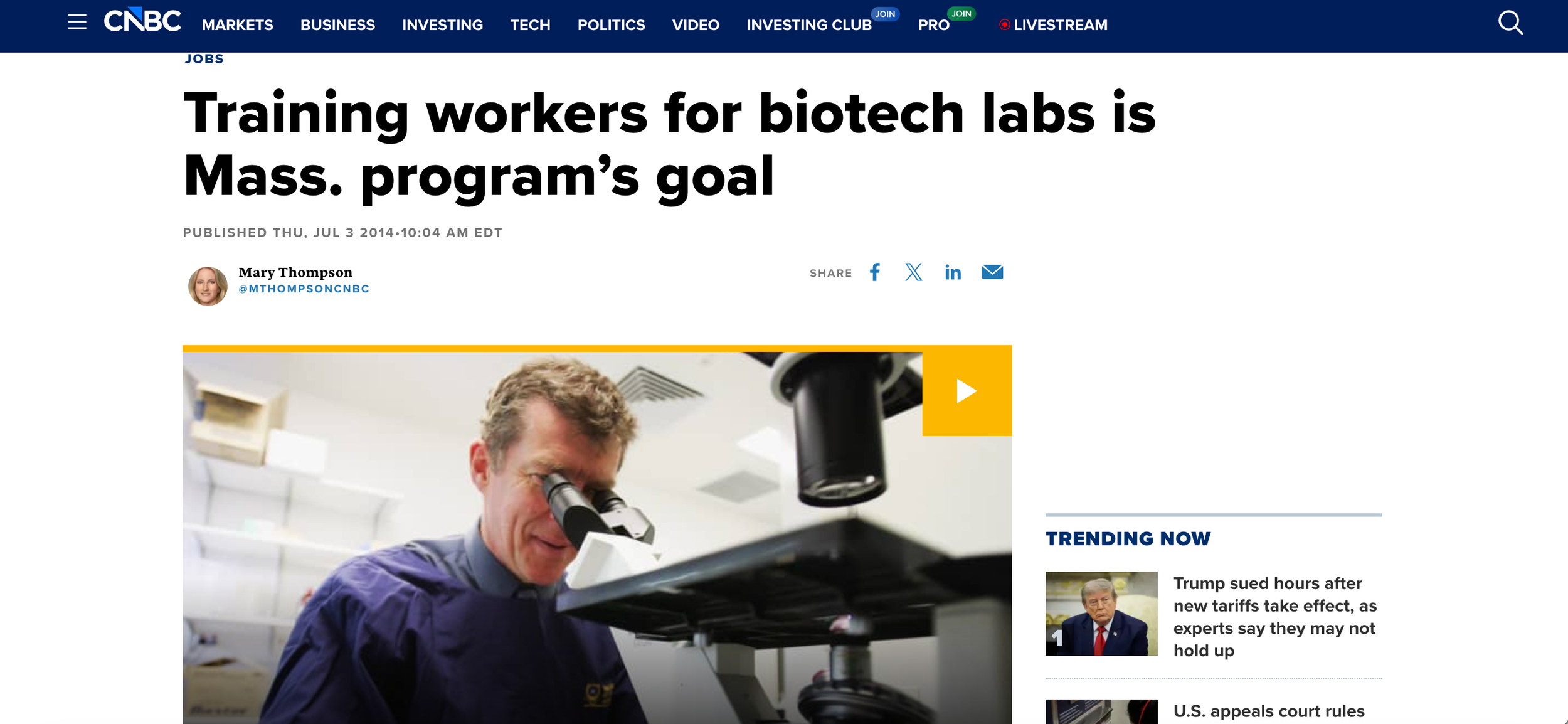 CNBC Feature