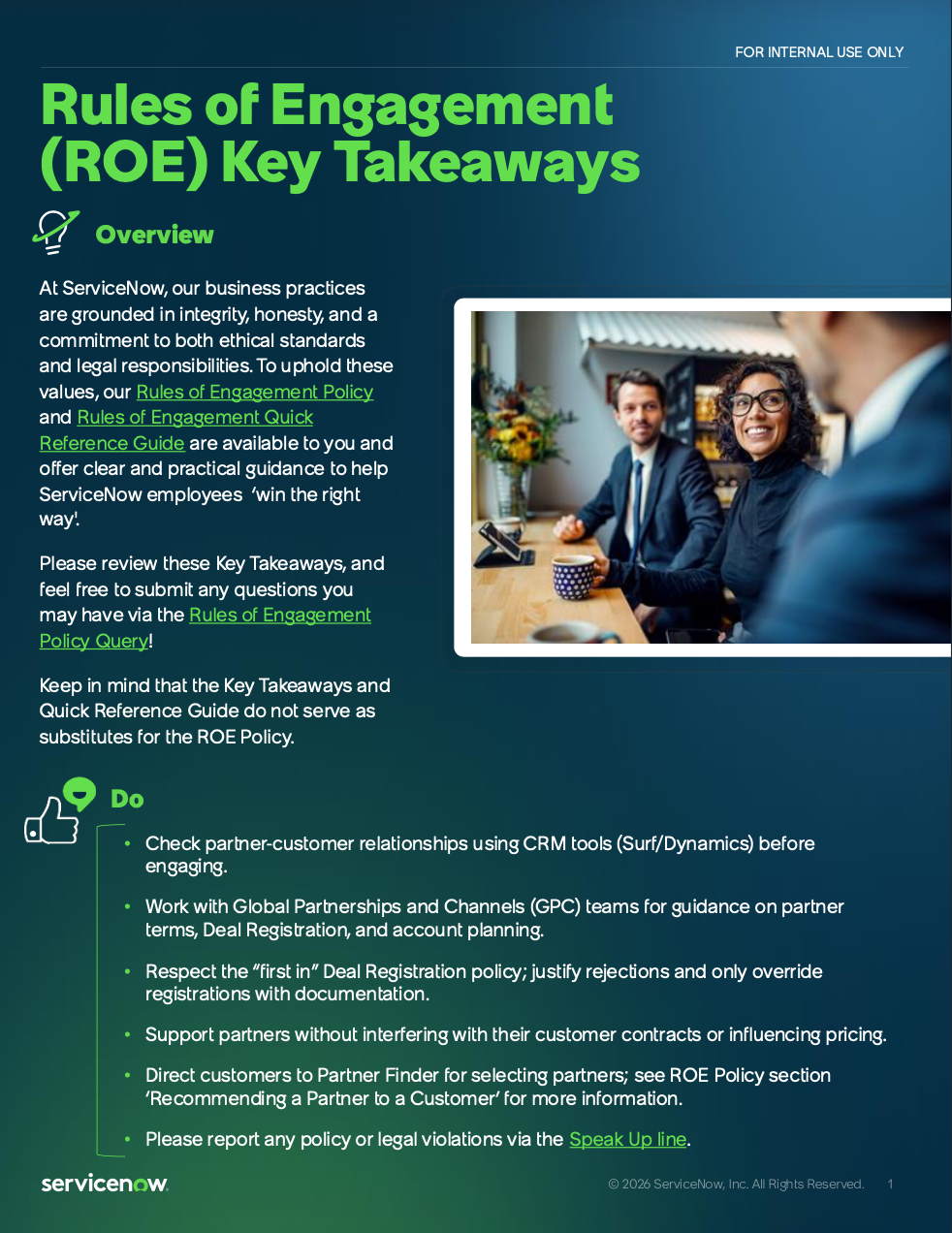 Ethics and Compliance toolkit for Global Field/Sales enablement