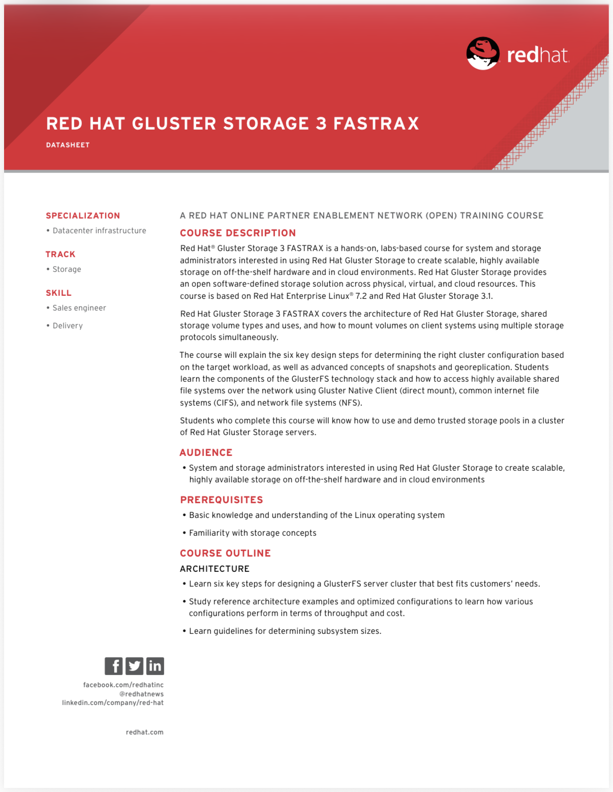 Course Datasheet