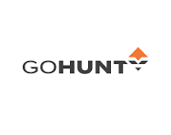 Gohunt logo with a mountain design above the text