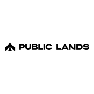 Public Lands logo with a stylized mountain and tree icon.