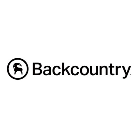 Backcountry logo with a mountain goat icon