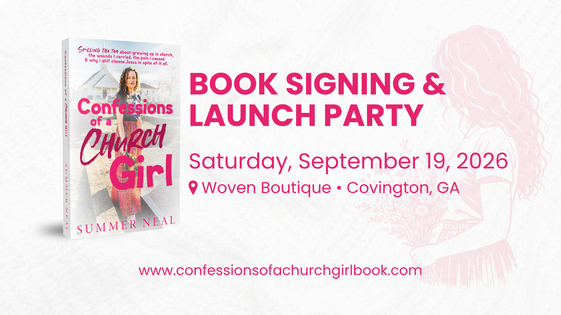 Book Launch &amp; Signing