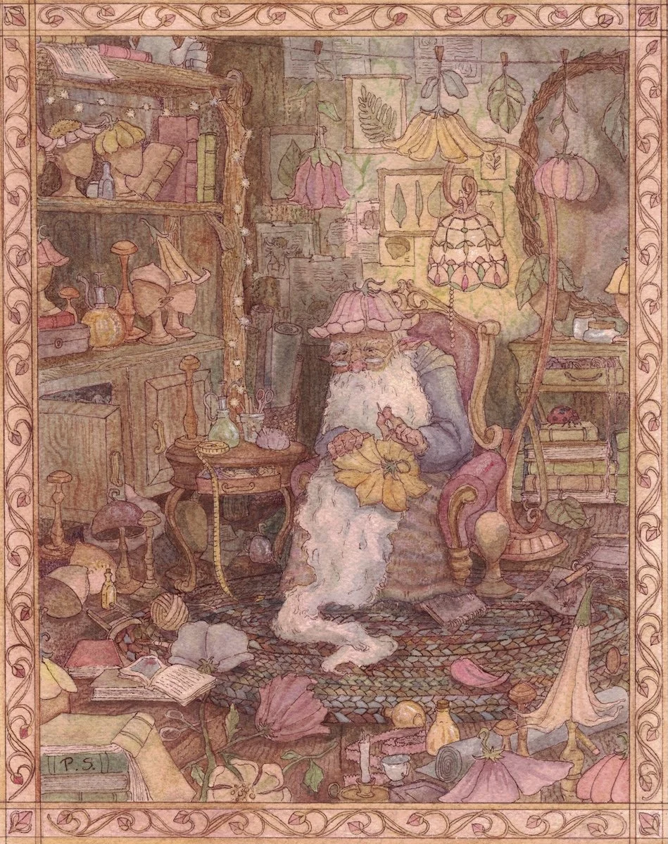 The Hat Maker - Watercolor on paper