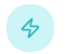 Light blue icon with a white lightning bolt symbol.