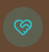 A heart-shaped icon with a swirl inside, on a brown circular background.
