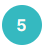 A blue circle with the number 5 in white