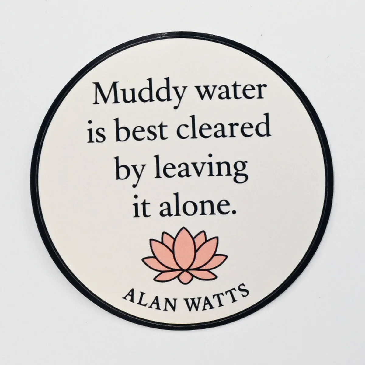 Muddy water sticker