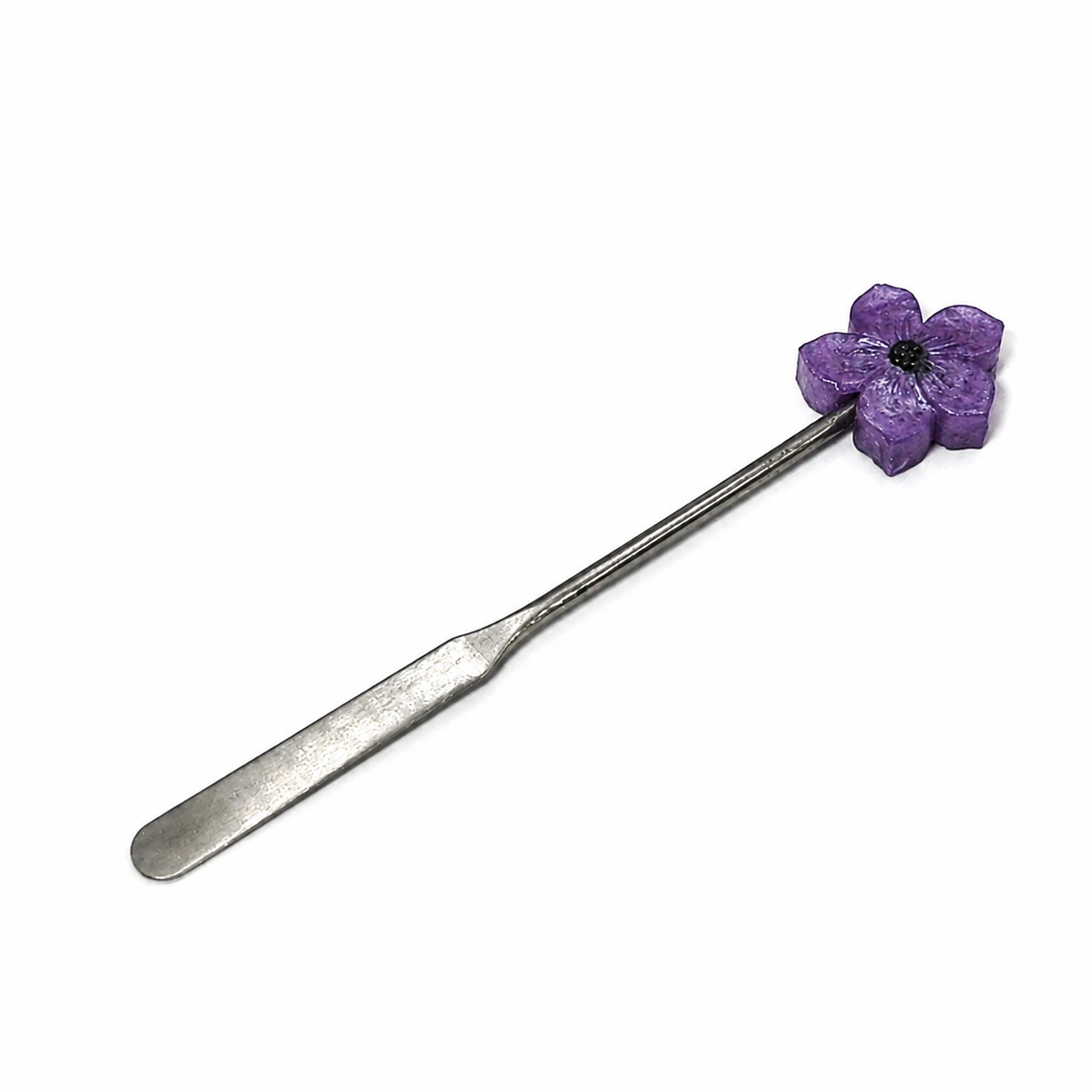Purple flower resin dab tool