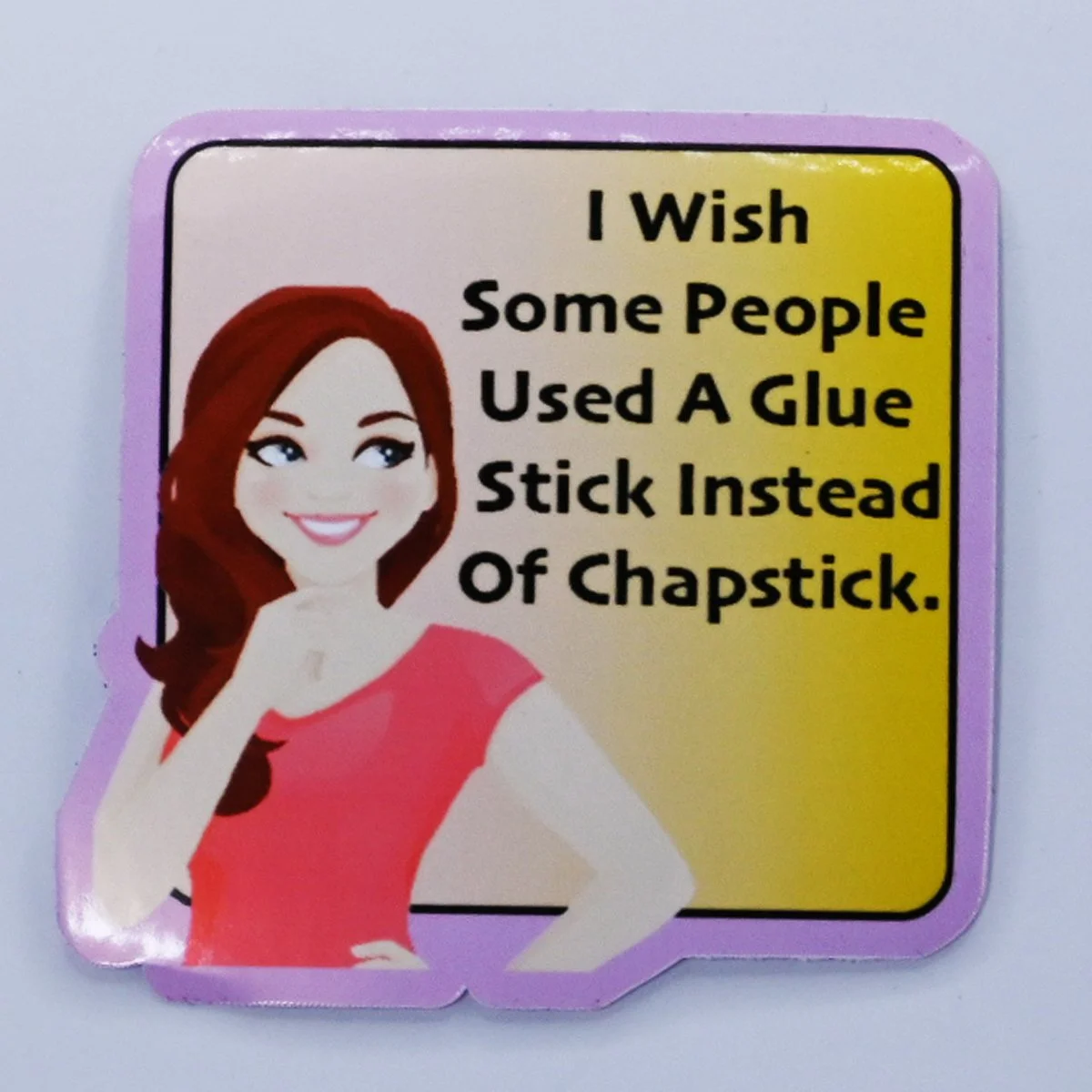 Glue stick sticker