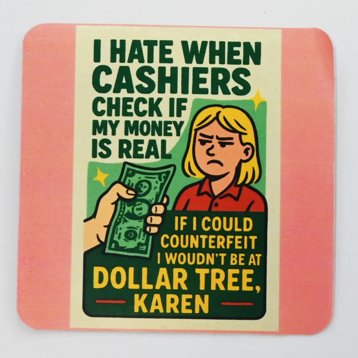 Dollar tree sticker